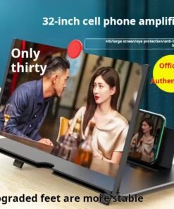Desktop Phone Magnifier | HD 3D Screen Enlarger Lazy Adjustable Stand Eye Protection Projection